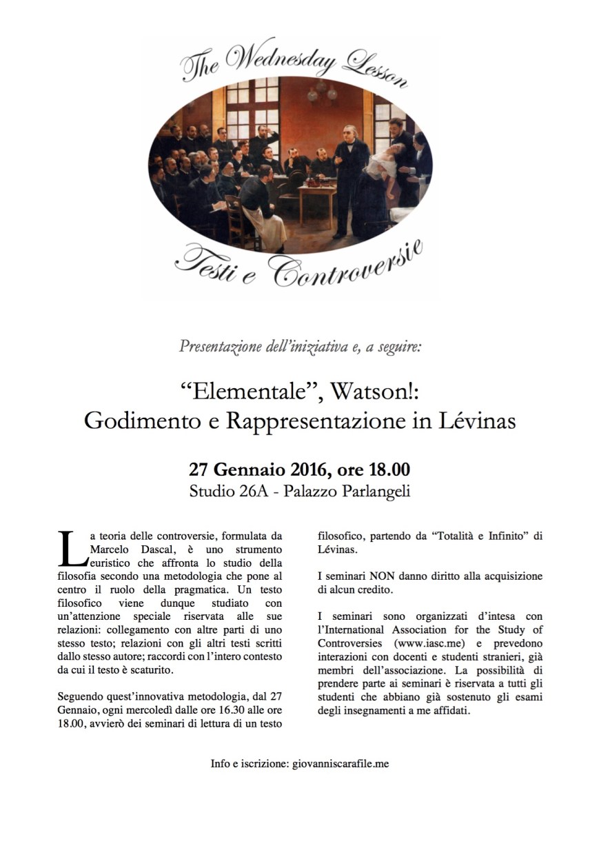 Locandina Testi e controversie