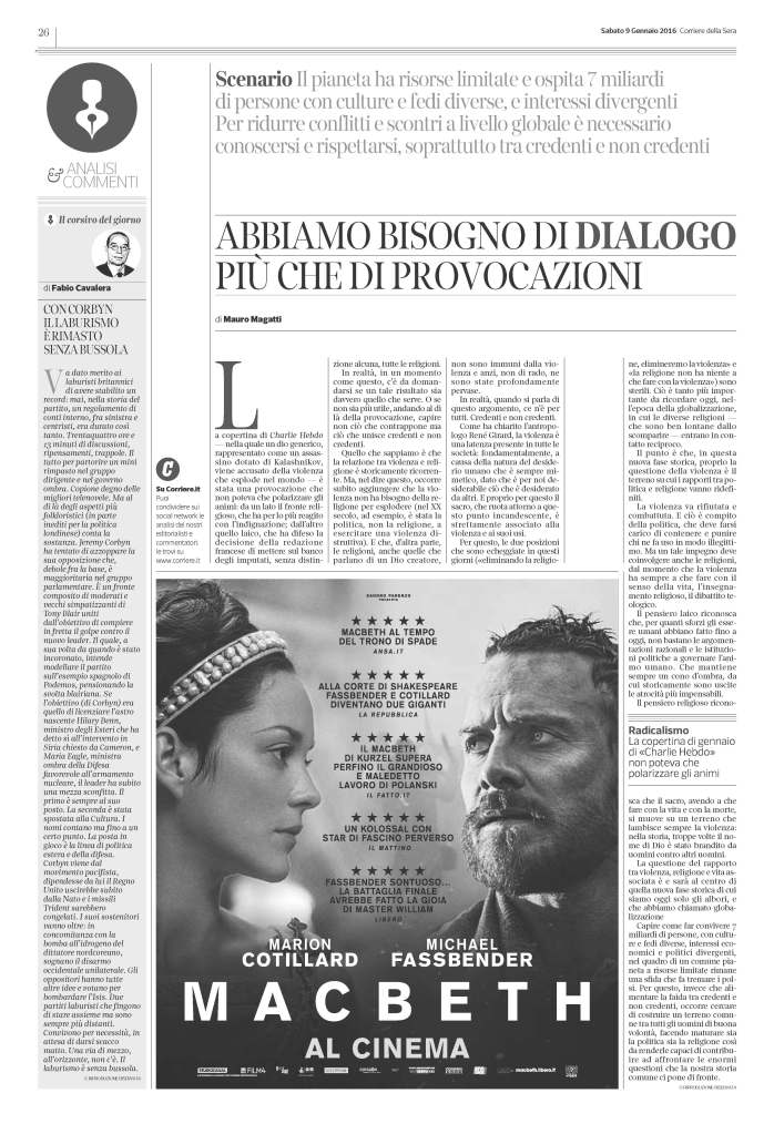 Magatti Mauro CdS 090116